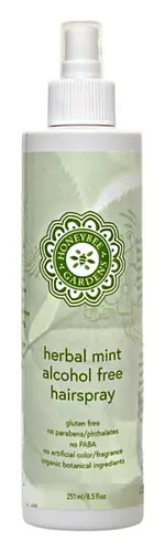 Honeybee Gardens Alcohol Free Hairspray Herbal Mint