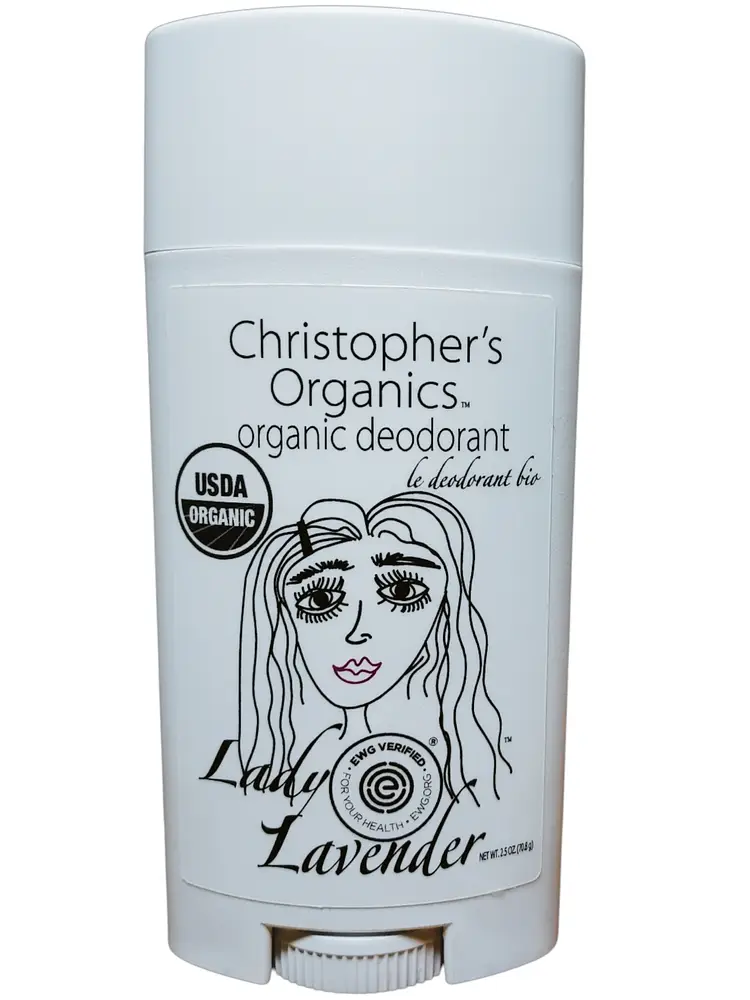 Christopher's Organics Lady Lavender Organic Deodorant
