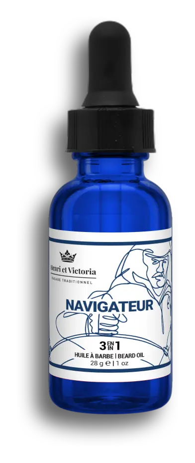 Henri Et Victoria Beard Oil - Preshave Oil Navigateur