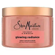 Shea Moisture Coconut & Hibiscus Glowing Radiance Shea Sugar Scrub
