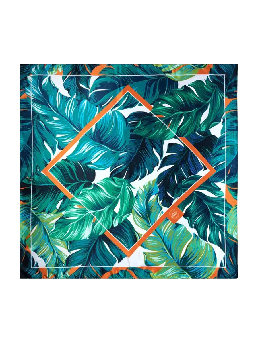 Curlsmith Vegan Silk Scarf Limited Edition Spring Design