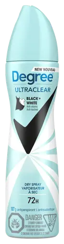 Degree Women Ultraclear Black + White 72H Antiperspirant Deodorant Dry Spray