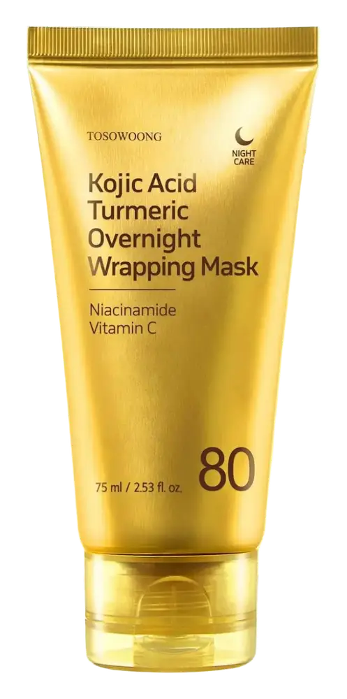 Tosowoong Kojic Acid Turmeric Overnight Wrapping Mask