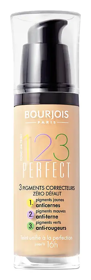 Bourjois Paris Fond de Teint 123 Perfect Foundation for Women 52 Vanille