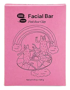 Meow Meow Tweet Facial Bar - Pink Rose Clay