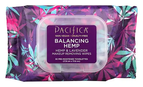 Pacifica Balancing Hemp Makeup Removing Wipes - Hemp & Lavender