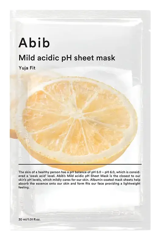 Abib Mild Acidic pH Sheet Mask Yuja Fit