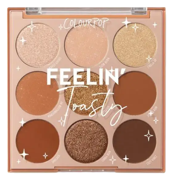 Colourpop 9-Pan Palette Feelin' Toasty