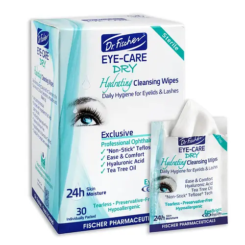 Dr. Fischer Eye Care Dry Hydrating Cleansing Wipes