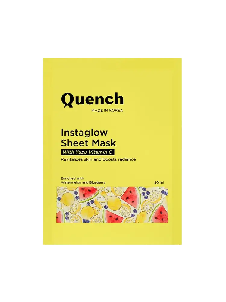 Quench Botanics Instaglow Sheet Mask