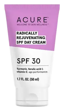 Acure Radically Rejuvenating Day Cream Facial Moisturizers - SPF 30