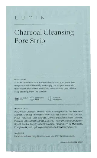 Lumin Charcoal Cleansing Pore Strip