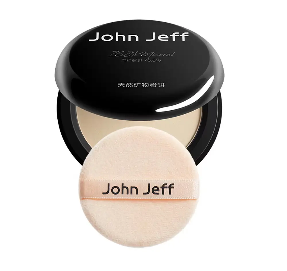 John Jeff Natural mineral pressed powder