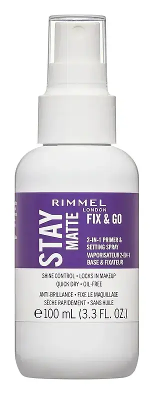 Rimmel London Stay Matte Fix & Go 2-In-1 Primer & Setting Spray