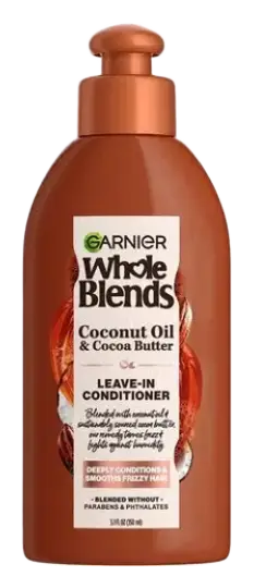 Garnier Whole Blends Smoothing Leave-In Conditioner With Coconut Oil & Cocoa Butter