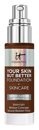 IT Cosmetics Your Skin But Better Foundation + Skincare Deep Cool 62