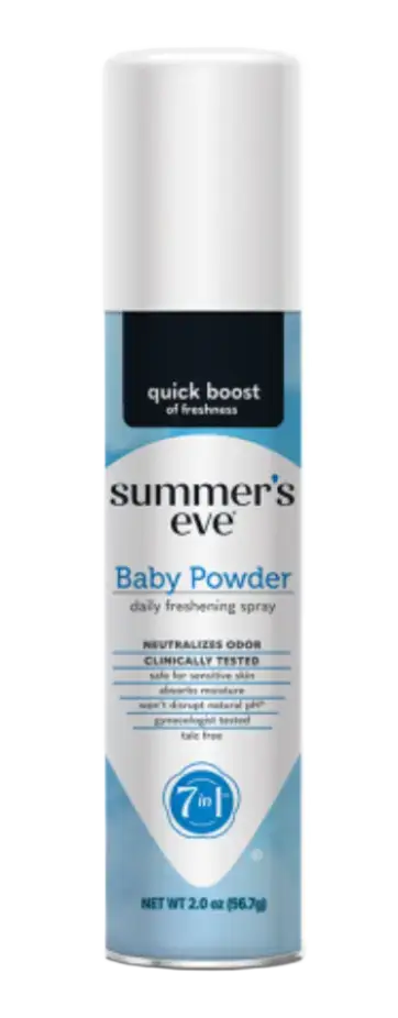 Summer’s Eve Daily Refreshing Spray Baby Powder