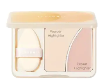 Judydoll Dual-Color Highlighter Palette #01 Cold Moonlight