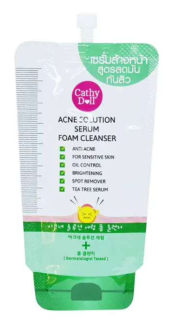 Cathy Doll Acne Solution Serum Foam Cleanser