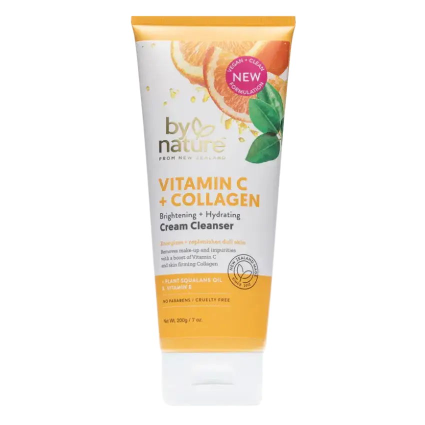By Nature Vitamin C + Collagen Cream Cleanser