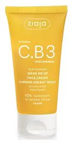 Ziaja Vitamin C.B3 Niacinamide Skin Renewal Wake Me Up Face Cream Morning Energy Boost