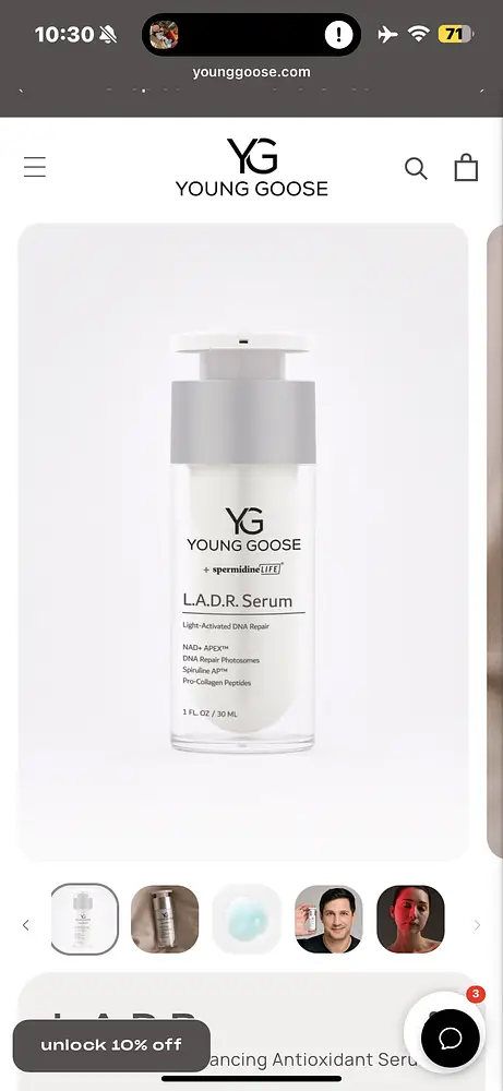 Young Goose Light Therapy Enhancing Antioxidant Serum