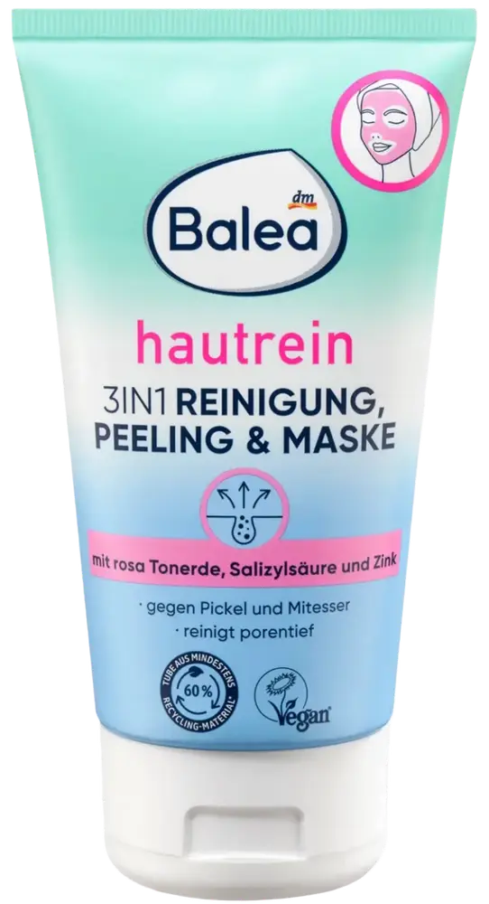 Balea Hautrein 3In1 Reinigung, Peeling & Maske