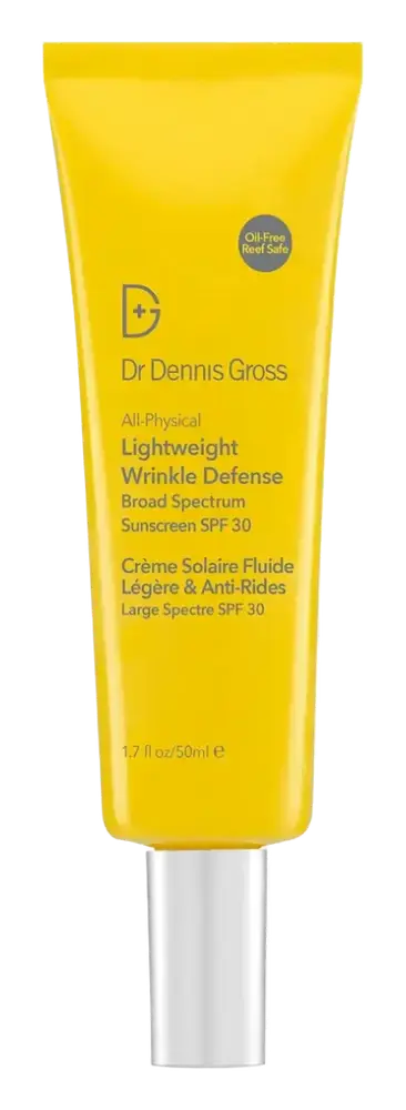 Dr. Dennis Gross Skincare All-Physical Lightweight Wrinkle Defense Broad Spectrum Sunscreen SPF 30