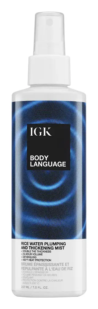 IGK Hair Body Language Rice Water Plumping and Thickening Hair Mist