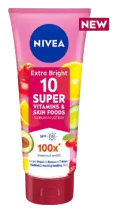 Nivea 10 Super Vitamins And Skin Foods Serum Lotion