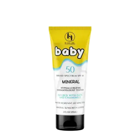 Black Girl Sunscreen Baby Mineral Lotion Broad Spectrum SPF 50