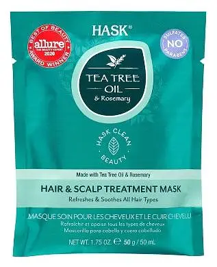 Hask Tea Tree Oil & Rosemary Hair & Scalp Treatment Mask