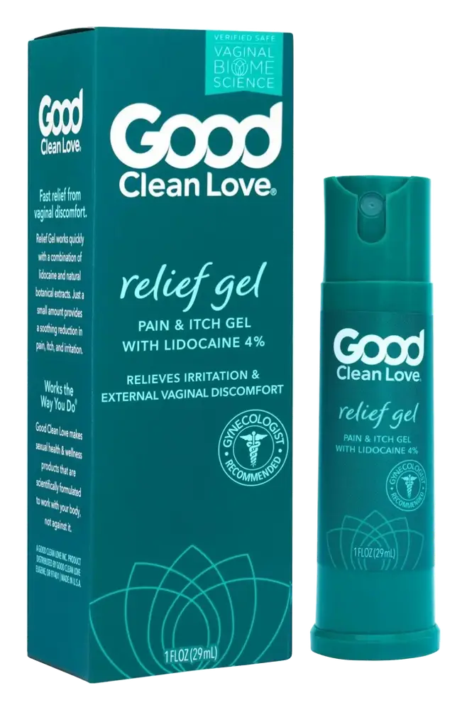 Good Clean Love Relief Gel Pain & Itch With Lidocaine 4%