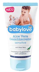 babylove dm Aloe Vera Gesichtscreme Sensitive (Aloe Vera Face Cream Sensitive)