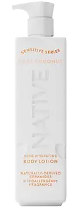 Native Sensitive Series 48Hr Hydrating Body Lotion Bare Coconut