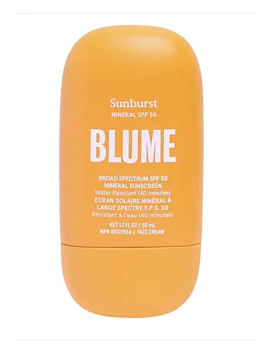 Blume Sunburst Mineral SPF 50 Sunscreen