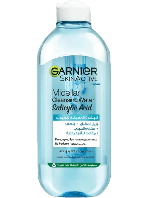 Garnier Micellar Cleansing Water With Salicylic Acid Arabia