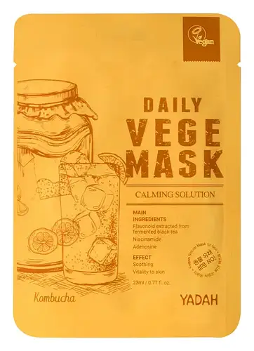 Yadah Cosmetics Daily Vege Mask Kombucha