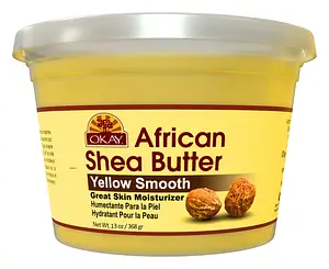 Okay Pure Naturals Shea Butter Jar Yellow