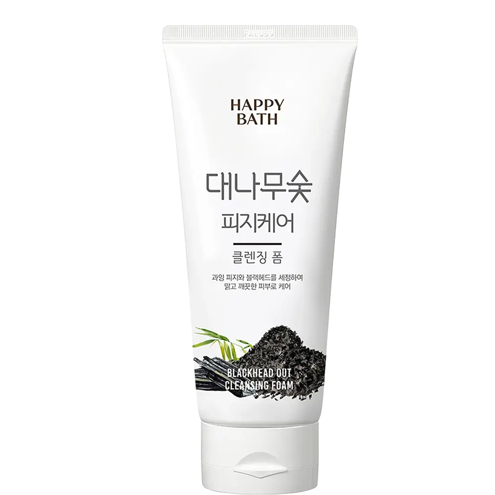 Happy Bath Bamboo Charcoal Blackhead Out Cleansing Foam