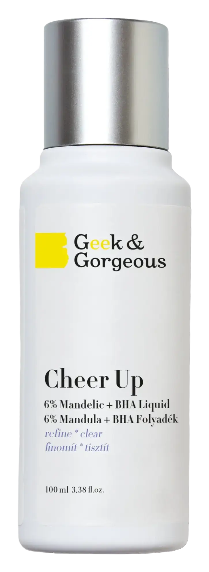 Geek & Gorgeous Cheer Up 6% Mandelic + BHA Liquid