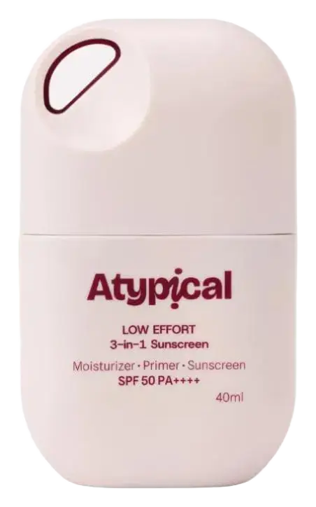 Atypiical Low Effort 3-In-1 Sunscreen SPF 50 PA++++