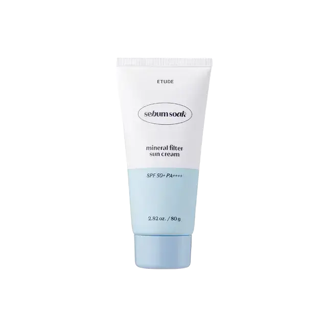 Etude House Sebum Soak Mineral Filter Sun Cream SPF 50+
