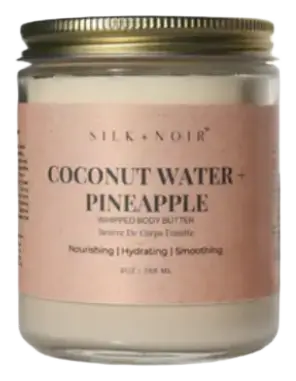 Silk + Noir Coconut Water + Pineapple Whipped Body Butter