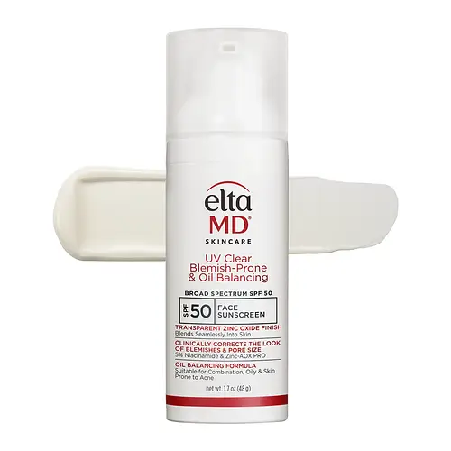 EltaMD, Inc UV Clear Blemish-Prone & Oil Balancing Face Sunscreen SPF 50