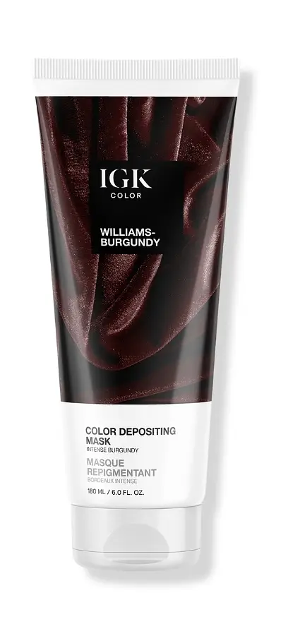 IGK Hair Color Depositing Hair Mask Williams-Burgundy
