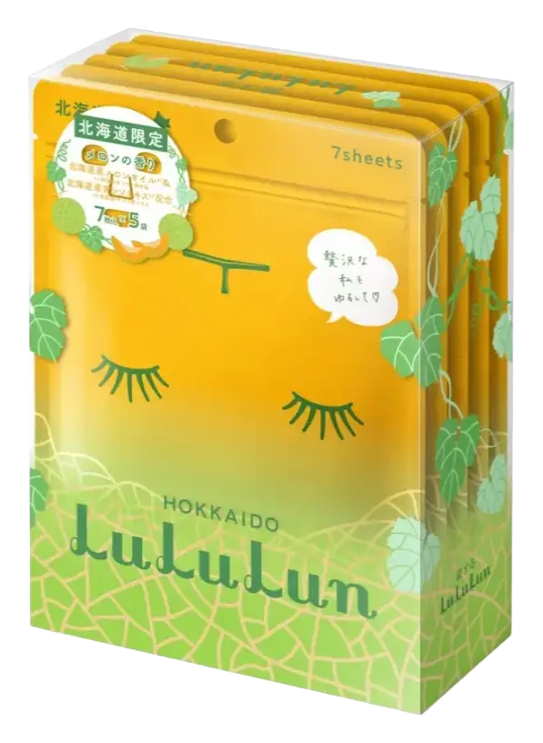 Lululun Travel Sheet Mask Hokkaido Melon