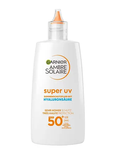 Garnier Ambre Solaire Super UV Hydrating Face Fluid SPF 50+ With Hyaluronic Acid Germany
