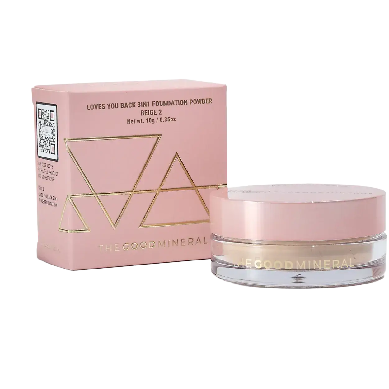 The Good Mineral Loves You Back 3In1 - Powder Foundation Beige 2