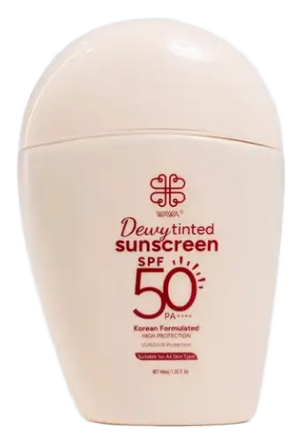 Wawa Cosmetics Dewy Tinted Sunscreen SPF 50 Fair Light